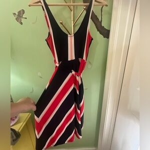 🌟EXPRESS🌟Striped  Blue and Red Women's Dress
